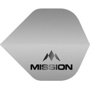Plumas Mission Darts No2 Std Logo Plata Mate - 3