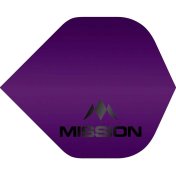 Plumas Mission Darts No2 Std Logo Morado Mate - 2