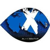 Plumas Mission Darts Ovalada Std Solo Alan Soutar - Hollín - 2