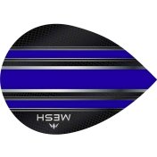 Plumas Mission Darts Ovalada Mesh Azul Oscuro - 2