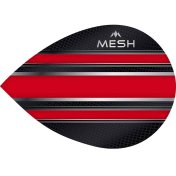 Plumas Mission Darts Ovalada Mesh Rojo - 3