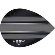 Plumas Mission Darts Ovalada Mesh Gris - 2