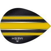 Plumas Mission Darts Ovalada Mesh Amarillo - 2