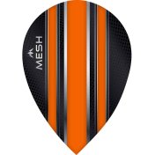 Plumas Mission Darts Ovalada Mesh Naranja