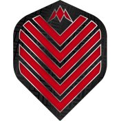 Plumas Mission Darts Plumas No2 Std Admiral Rojo