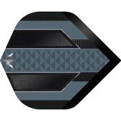 Plumas Mission Darts Plumas No2 Std Temple Negro Gris - 3