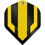 Plumas Mission Darts Plumas No2 Std Temple Negro Amarillo