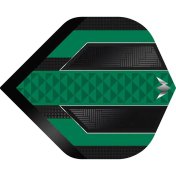 Plumas Mission Darts Plumas No2 Std Temple Negro Verde - 2