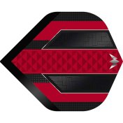 Plumas Mission Darts Plumas No2 Std Temple Negro Rojo - 4