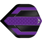 Plumas Mission Darts Plumas No2 Std Temple Negro Morado - 2