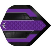 Plumas Mission Darts Plumas No2 Std Temple Negro Morado - 3