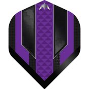 Plumas Mission Darts Plumas No2 Std Temple Negro Morado