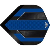 Plumas Mission Darts Plumas No2 Std Temple Negro Azul - 2