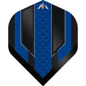 Plumas Mission Darts Plumas No2 Std Temple Negro Azul