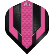 Plumas Mission Darts Plumas No2 Std Temple Negro Rosa