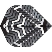 Plumas Mission Darts Plumas No2 Std Vex Negro Blanco - 2