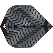 Plumas Mission Darts Plumas No2 Std Vex Negro Gris - 2