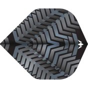 Plumas Mission Darts Plumas No2 Std Vex Negro Gris - 3