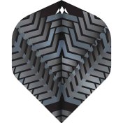 Plumas Mission Darts Plumas No2 Std Vex Negro Gris - 1