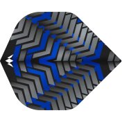 Plumas Mission Darts Plumas No2 Std Vex Negro Azul - 3