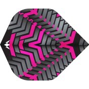 Plumas Mission Darts Plumas No2 Std Vex Negro Rosa - 3
