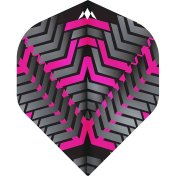 Plumas Mission Darts Plumas No2 Std Vex Negro Rosa