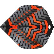 Plumas Mission Darts Plumas No2 Std Vex Negro Naranja - 3