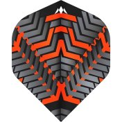 Plumas Mission Darts Plumas No2 Std Vex Negro Naranja