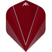 Plumas Mission Darts Plumas No2 Std Shades Rojo