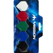 Plumas Mission Darts No2 Std Logo Dart Collection 5 unidades - 2