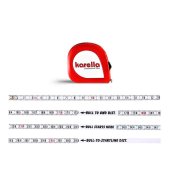 Cinta Metrica Karella Rojo - 2
