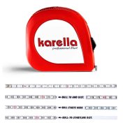 Cinta Metrica Karella Rojo - 1
