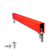 Mission Pro Raised Steel Oche Con Herrajes Para Suelo Rojo - 2