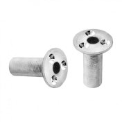 Mission Raised Steel Oche Con Herrajes Para Suelo Blanco - 3