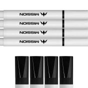 Rotulador Mission Negro Dry Wipe 4 unit  - 2