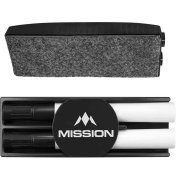 Borrador Mission Darts+ 2 Rotuladores Dry Wipe - 1