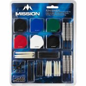Pack Dardos Accessory Kit 90 Mission Darts Punta Plastico - 1