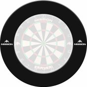Dartboard Surrounds Negro Logo Mission Darts Negro - 1