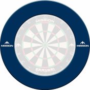 Dartboard Surrounds Logo Mission Darts Azul