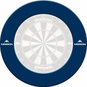 Dartboard Surrounds Logo Mission Darts Azul - 1