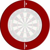Dartboard Surrounds Logo Mission Darts Rojo - 3