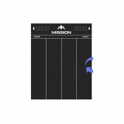 Pizarra Mission Darts 2 Caras 501 + Cricket Negra - 2