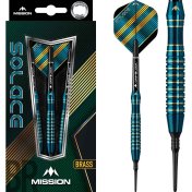 Dardos Mission Solaze M1 Laton Verde 20g - 3