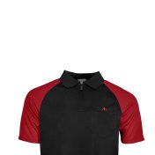 Polo EXOS Cool FX Rojo Negro S - 3