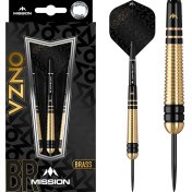 Dardos Onza M2 Mission Laton Dorado Negro 22g Punta Acero - 3