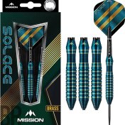 Dardos Solace M1 Mission Laton Verde 22g Punta Acero - 5