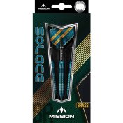 Dardos Solace M1 Mission Laton Verde 24g Punta Acero - 4