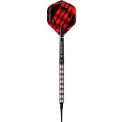 Dardos Mission Paradox M1 Straight Negro Rojo 90% 21g - 2