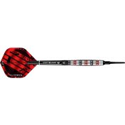 Dardos Mission Paradox M2 Curved Negro Rojo 90% 19g - 1