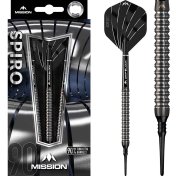 Dardos Mission Spiro Graphite PVD M1 Negro 90% 20g - 3